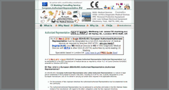 Desktop Screenshot of ec.authorized-representative.eu